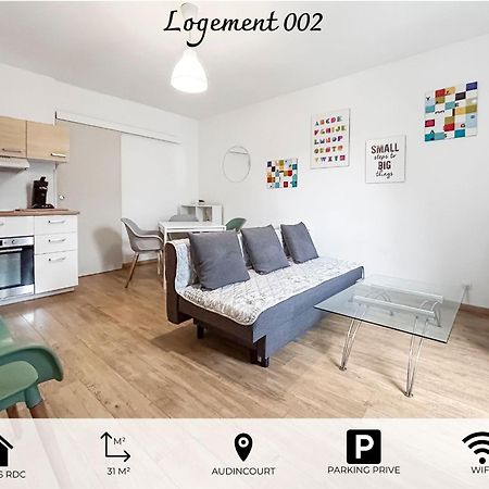 Apartmán 002-T2 Cosy 2 A 4 Pers Lumineux Wifi & Parking Audincourt Exteriér fotografie